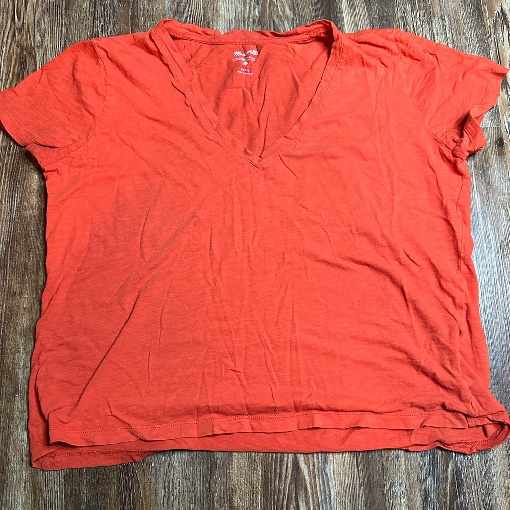 Madewell V neck relaxed t shirt